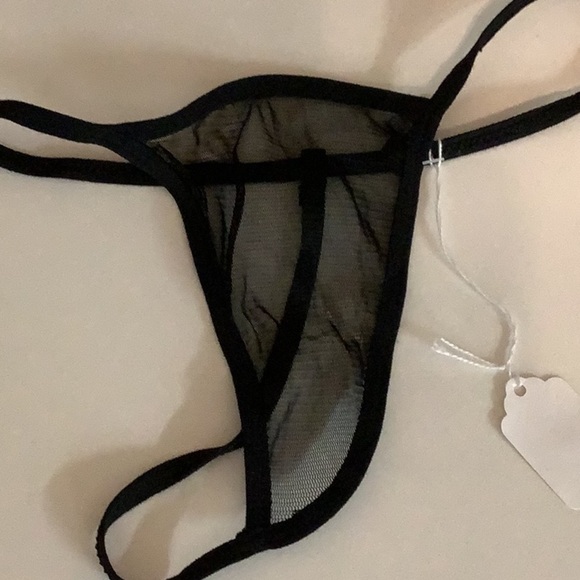 Rosset Mesh & Sequence Underwire Padded Bustier Lingerie W/Straps & Thong - Picture 8 of 9